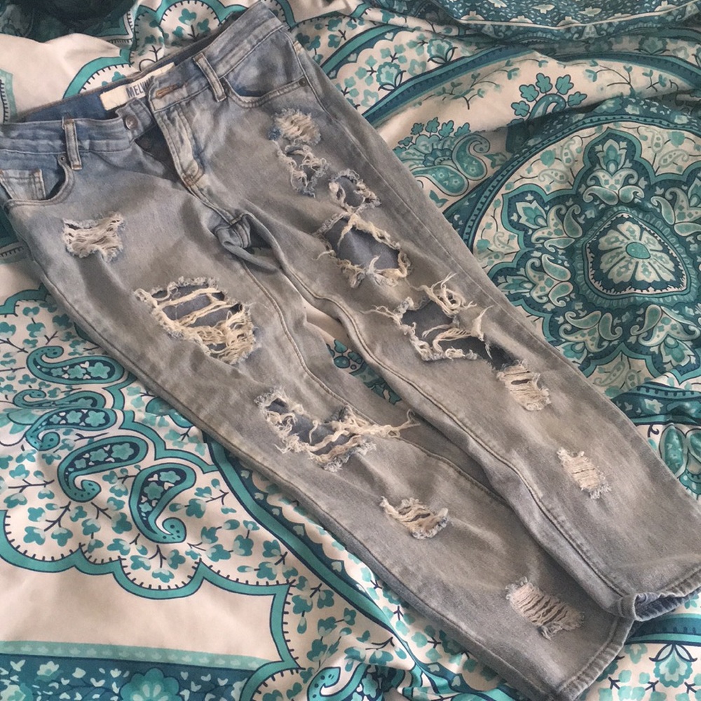 Brandy Melville ripped jeans
